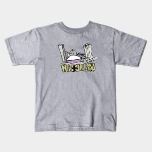 New Orleans Skyline Kids T-Shirt